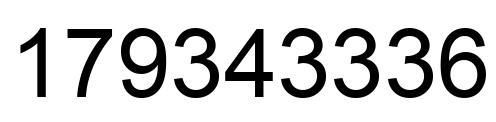 Número 179343336 imagen negro