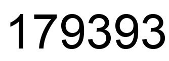 Número 179393 imagen negro