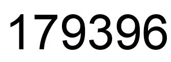 Número 179396 imagen negro