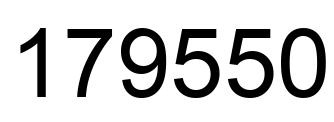 Número 179550 imagen negro
