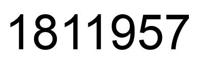 Número 1811957 imagen negro