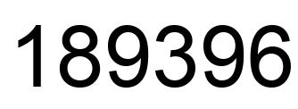 Número 189396 imagen negro
