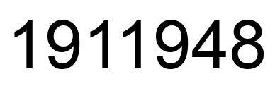 Número 1911948 imagen negro