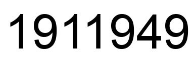Número 1911949 imagen negro