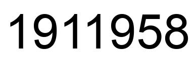 Número 1911958 imagen negro