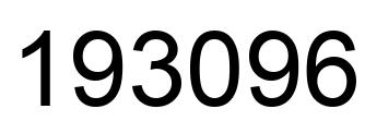 Número 193096 imagen negro