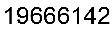 Número 19666142 imagen negro