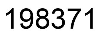 Número 198371 imagen negro