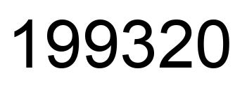 Número 199320 imagen negro