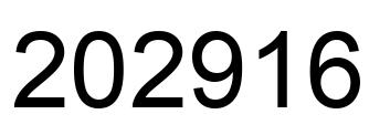 Número 202916 imagen negro