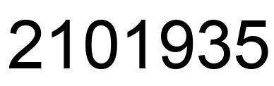 Número 2101935 imagen negro