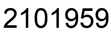 Número 2101959 imagen negro