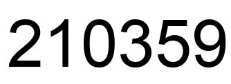 Número 210359 imagen negro