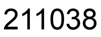 Número 211038 imagen negro