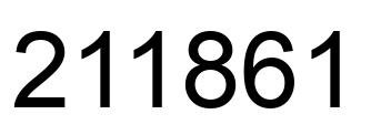 Número 211861 imagen negro