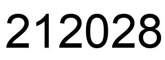 Número 212028 imagen negro