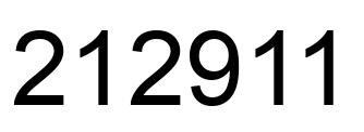 Número 212911 imagen negro