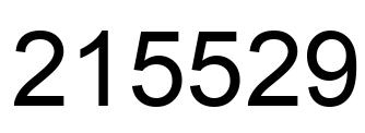 Número 215529 imagen negro
