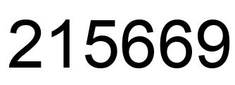 Número 215669 imagen negro