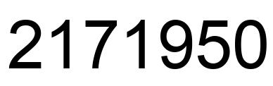Número 2171950 imagen negro