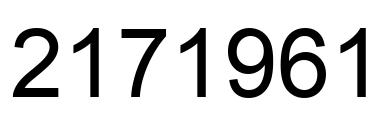 Número 2171961 imagen negro