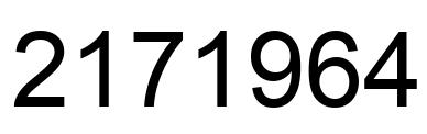 Número 2171964 imagen negro