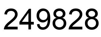 Número 249828 imagen negro
