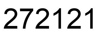Número 272121 imagen negro