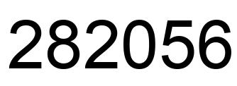 Número 282056 imagen negro