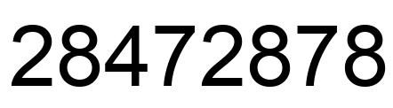 Número 28472878 imagen negro