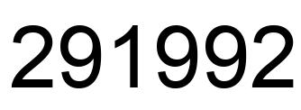 Número 291992 imagen negro