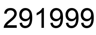 Número 291999 imagen negro