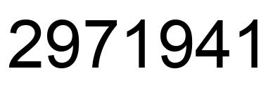 Número 2971941 imagen negro
