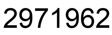 Número 2971962 imagen negro