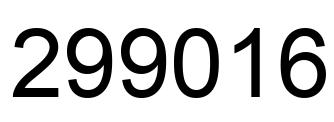 Número 299016 imagen negro