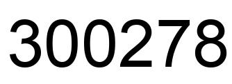 Número 300278 imagen negro