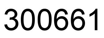 Número 300661 imagen negro