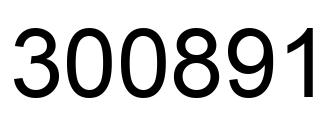 Número 300891 imagen negro