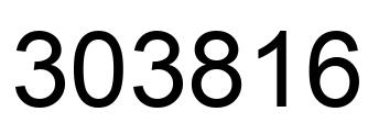 Número 303816 imagen negro
