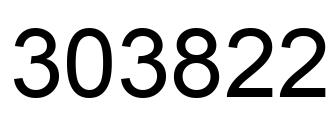 Número 303822 imagen negro