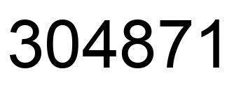 Número 304871 imagen negro