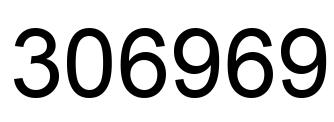 Número 306969 imagen negro