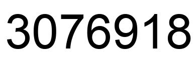 Número 3076918 imagen negro