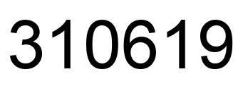 Número 310619 imagen negro