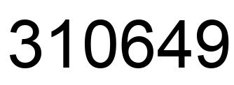 Número 310649 imagen negro