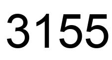 Número 3155 imagen negro