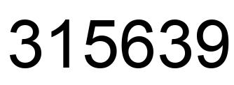 Número 315639 imagen negro