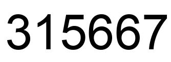Número 315667 imagen negro