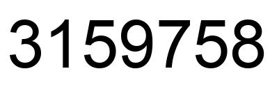 Número 3159758 imagen negro