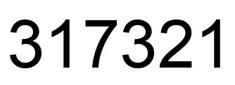 Número 317321 imagen negro